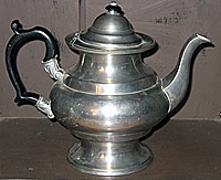 SOLD  An American Pewter Teapot
