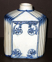 SOLD  A Pearlware Tea Canister