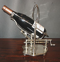 SOLD  Silver Plated French Wine Cradle