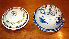 Two Pearlware Covers