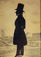SOLD   Edouart silhouette of Asa Howard of Boston