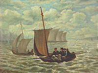 Painting of New York Harbor