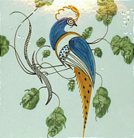 SOLD   Peafowl Plate