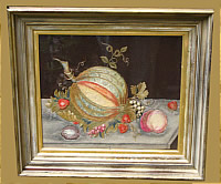 SOLD   STILL LIFE IN FELT AND WOOL