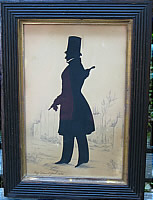 SOLD   Silhouette of a Gentleman by Edouart